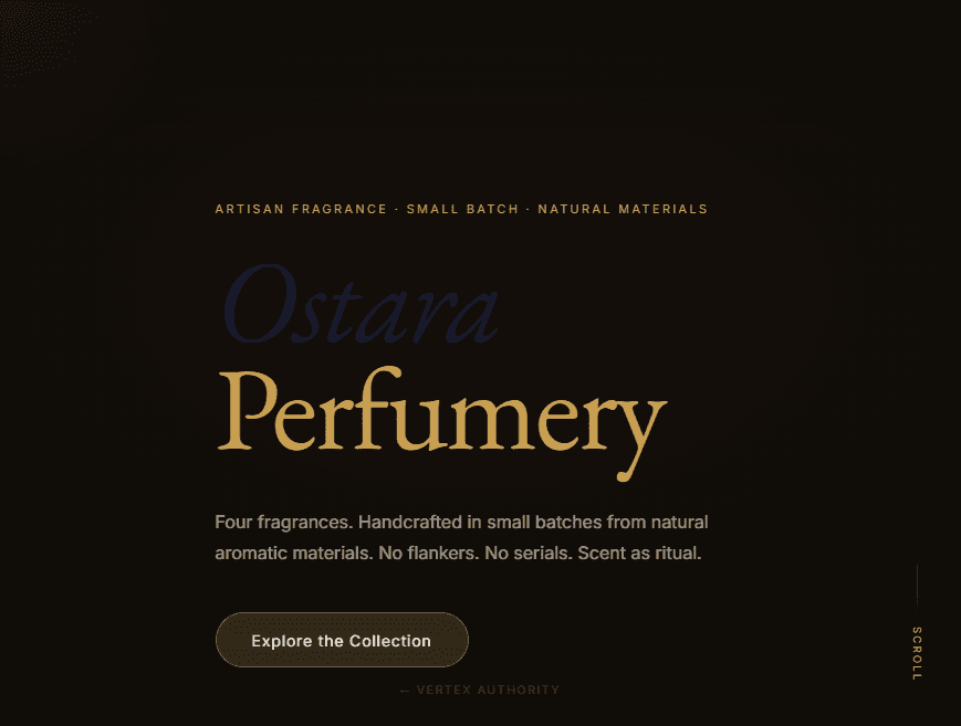 Example website preview